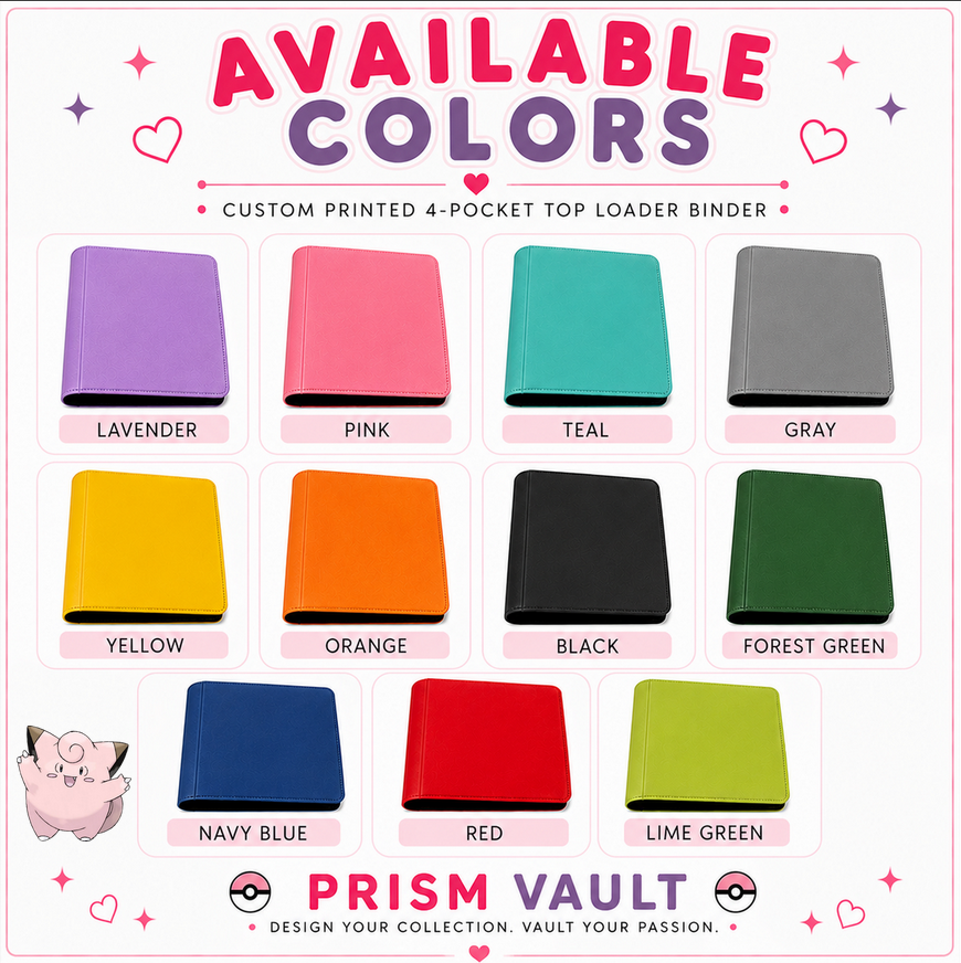 TOPLOADER CUSTOM POKEMON PRINTED BINDER